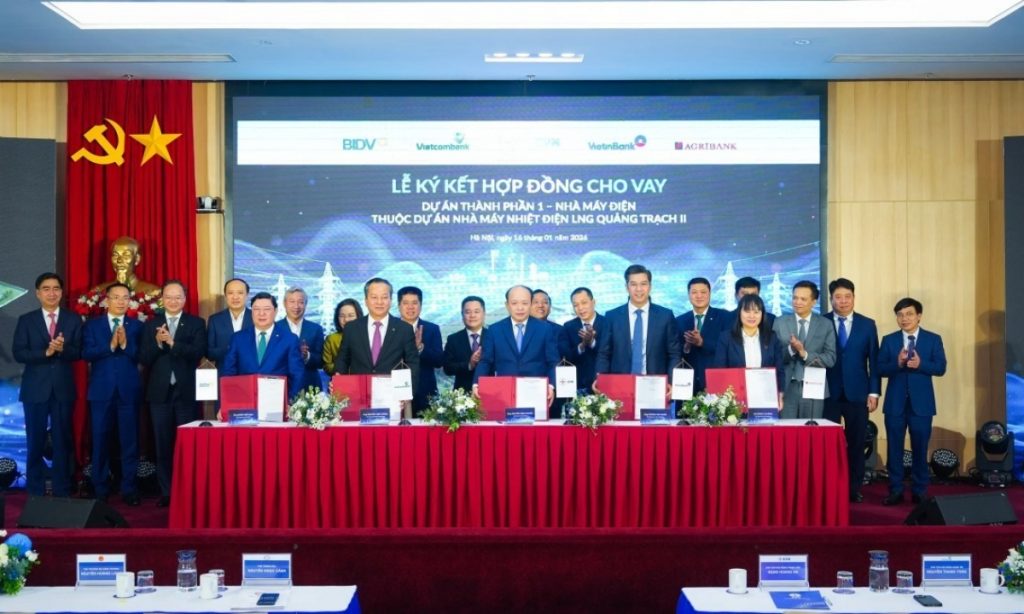 Dự án điện LNG Quảng Trạch II nhận khoản vay gần 30.000 tỷ đồng từ 4 ngân hàng