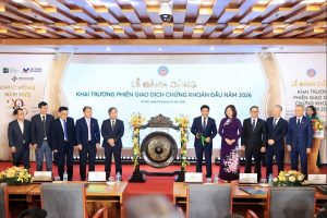 Khai trương phiên giao dịch chứng khoán đầu năm 2026