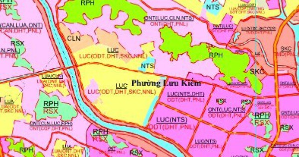 Bản đồ quy hoạch sử dụng đất phường Lưu Kiếm, TP Hải Phòng
