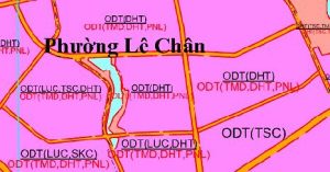 Bản đồ quy hoạch giao thông phường Lê Chân, TP Hải Phòng