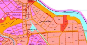 Bản đồ quy hoạch giao thông phường Đông Hải, TP Hải Phòng