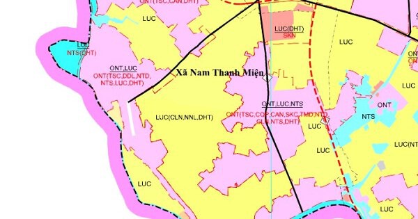 Bản đồ quy hoạch sử dụng đất xã Nam Thanh Miện, TP Hải Phòng