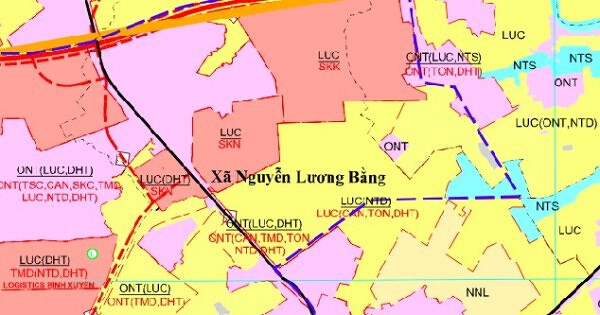 Bản đồ quy hoạch sử dụng đất xã Nguyễn Lương Bằng, TP Hải Phòng