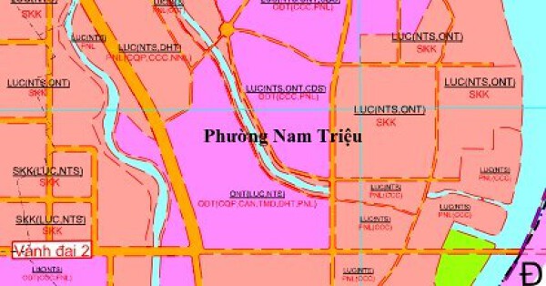 Bản đồ quy hoạch giao thông phường Nam Triệu, TP Hải Phòng
