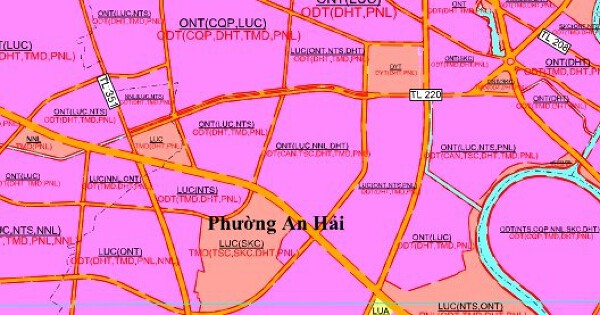 Bản đồ quy hoạch sử dụng đất phường An Hải, TP Hải Phòng