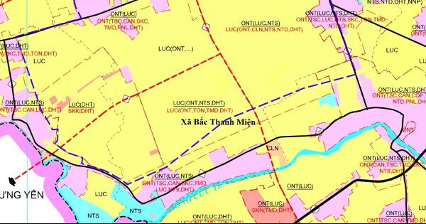 Bản đồ quy hoạch sử dụng đất xã Bắc Thanh Miện, TP Hải Phòng