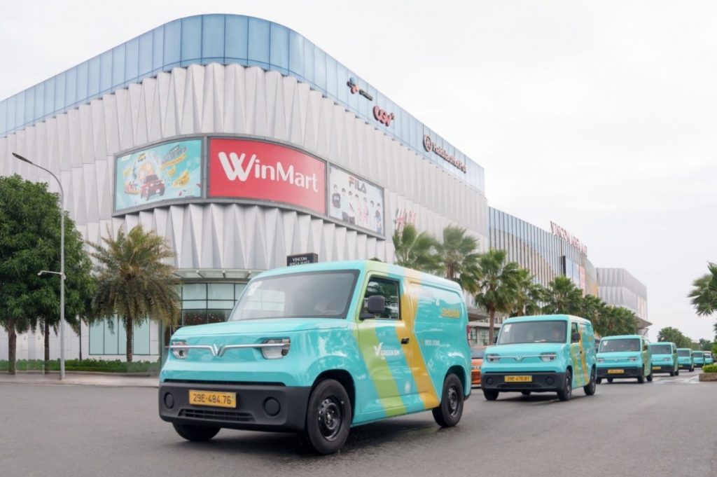 Xanh SM ra mắt dịch vụ vận chuyển hàng nội đô bằng xe tải điện