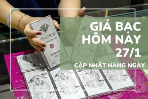 Bảng giá bạc hôm nay 28/1 bạc thỏi vượt 115 triệu đồng/kg, bạc miếng tiến sát 4,5 triệu đồng/lượng