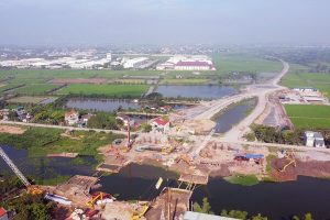 Tiến độ đường song hành vành đai 5 ở khu Bắc Ninh Bình