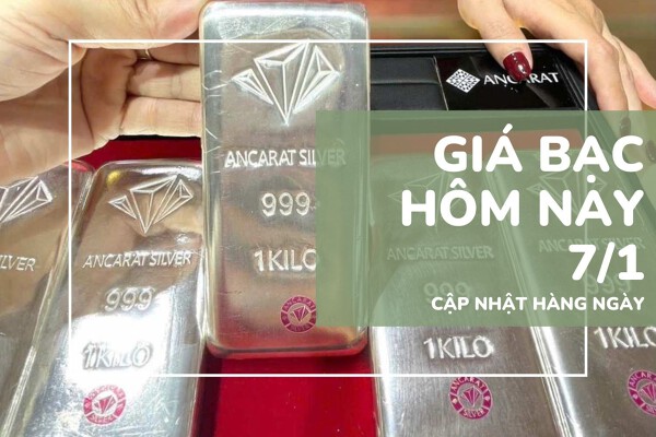 Giá bạc hôm nay 7/1 tăng vọt, Bạc Phú Quý và SBJ đồng loạt chạm đỉnh 83 triệu đồng/kg