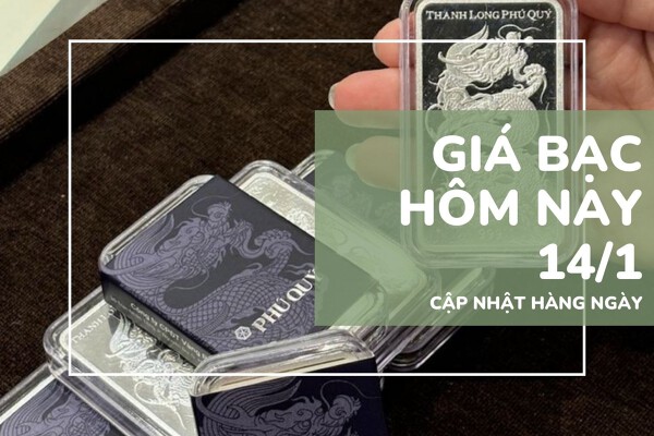 Giá bạc hôm nay 14/1 bạc thế giới áp sát 90 USD, bạc Phú Quý vượt mốc 92 triệu đồng/kg