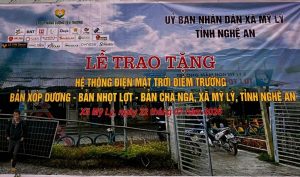 Hành trình mang ánh sáng đến những điểm trường vùng lũ Nghệ An