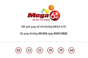 Kết quả Vietlott Mega 6/45 ngày 04/01/2026 Jackpot hơn 14,8 tỷ đồng chưa tìm thấy chủ nhân