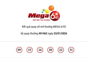 Kết quả Vietlott Mega 6/45 ngày 23/01/2026 Jackpot hơn 31,5 tỷ đồng chưa tìm thấy chủ nhân