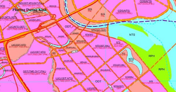 Bản đồ quy hoạch sử dụng đất phường Dương Kinh, TP Hải Phòng