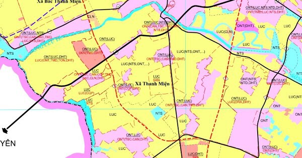 Bản đồ quy hoạch giao thông xã Thanh Miện, TP Hải Phòng