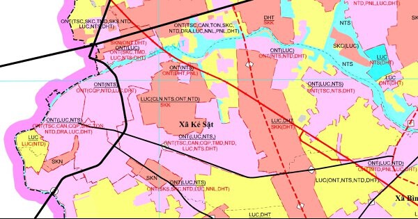 Bản đồ quy hoạch giao thông xã Kẻ Sặt, TP Hải Phòng