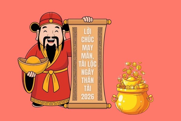 Top 50 lời chúc may mắn, tài lộc, hay ngày vía Thần Tài 2026