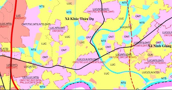 Bản đồ quy hoạch sử dụng đất xã Khúc Thừa Dụ, TP Hải Phòng