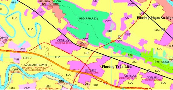 Bản đồ quy hoạch giao thông phường Trần Liễu, TP Hải Phòng