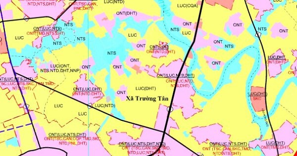 Bản đồ quy hoạch giao thông xã Trường Tân, TP Hải Phòng