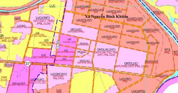 Bản đồ quy hoạch giao thông xã Nguyễn Bỉnh Khiêm, TP Hải Phòng