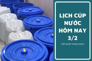 Lịch cúp nước TP HCM ngày 3/2 và sáng ngày 4/2 danh sách nhiều phường, khu vực tạm ngưng cấp nước đến rạng sáng