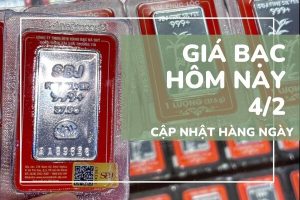 Bảng giá bạc hôm nay 4/2 phục hồi theo thế giới, bạc Phú Quý và Ancarat trở lại vùng 3,3 triệu đồng/lượng