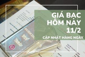 Giá bạc hôm nay 11/2 ít biến động, bạc thỏi neo vùng 82–92 triệu đồng/kg