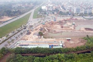 Nhộn nhịp thi công trụ cạn, nhánh kết nối cầu Trần Hưng Đạo với Long Biên