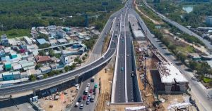 Ngắm cầu vượt - hầm chui vừa thông xe tại nút giao An Phú