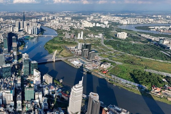 Đề xuất làm trục 8-10 làn xe và đường sắt nhẹ ven sông Sài Gòn