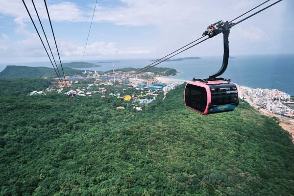 Toàn cảnh tổ hợp cáp treo, nghỉ dưỡng Hòn Thơm vừa được điều chỉnh quy hoạch ở Phú Quốc