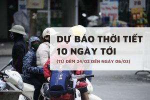 Dự báo thời tiết 10 ngày tới (24/02 đến 06/03) Hà Nội rét sâu, Đà Nẵng và TP HCM đề phòng mưa dông nguy hiểm