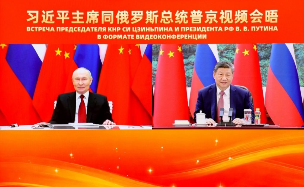 Ông Tập Cận Bình hội đàm trực tuyến với Tổng thống Putin