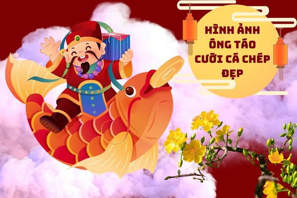Top 30 hình ảnh ông Táo cưỡi cá chép về trời đẹp, ấn tượng 2026
