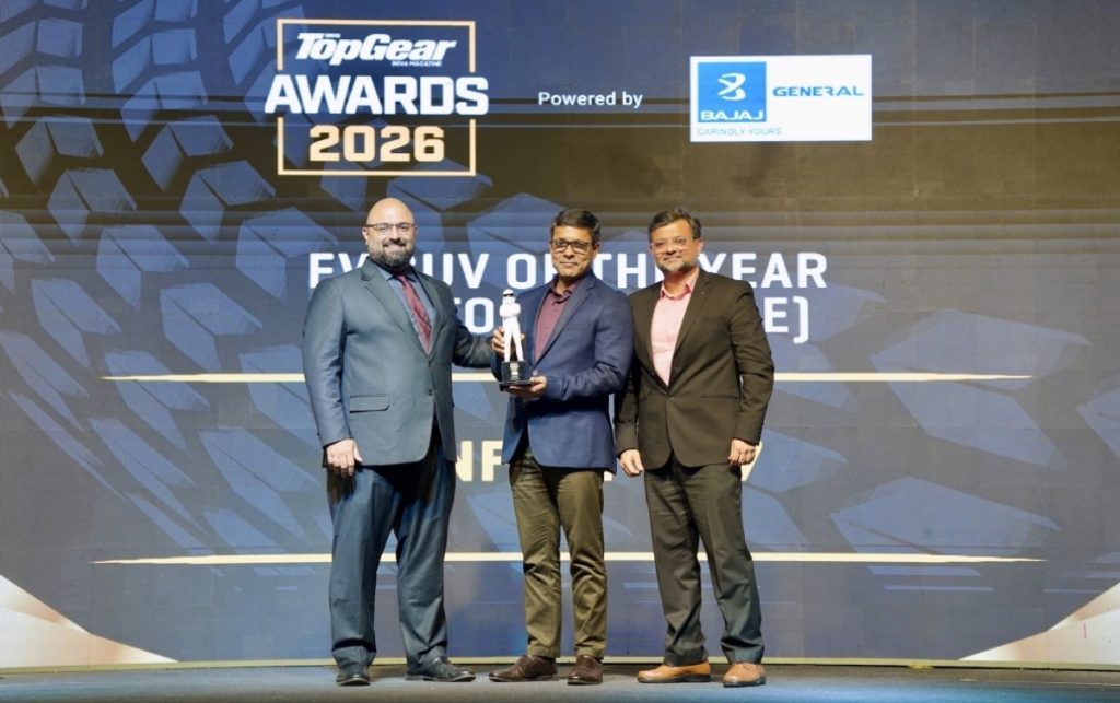 Vinfast VF 7 nhận giải 'SUV điện của năm' tại BBC Topgear India Awards 2026