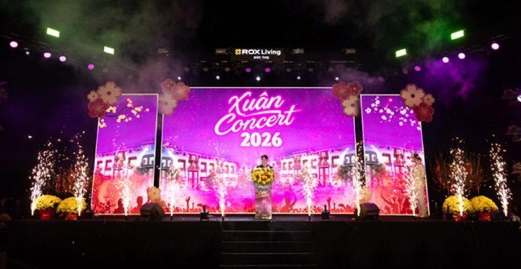 ROX Living Đức Thọ rực rỡ đêm nhạc hội 'Xuân Concert'