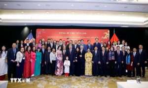 Tổng Bí thư gặp gỡ cộng đồng người Việt Nam tại Hoa Kỳ