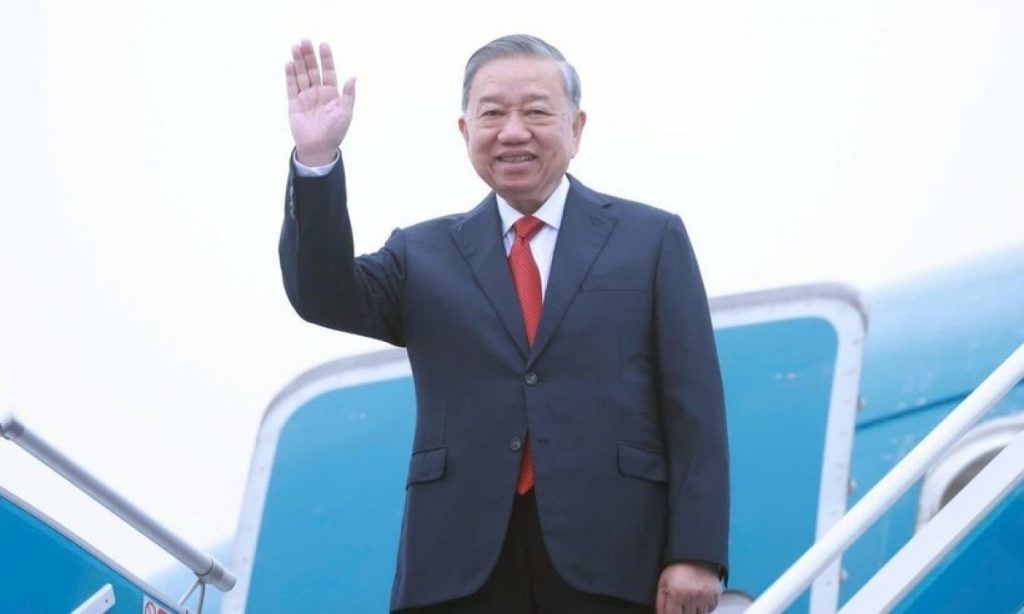 Tổng Bí thư Tô Lâm lên đường thăm cấp Nhà nước tới Lào