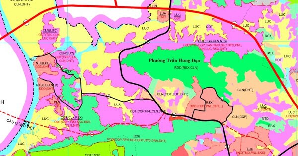 Bản đồ quy hoạch sử dụng đất phường Trần Hưng Đạo, TP Hải Phòng