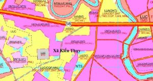 Bản đồ quy hoạch giao thông xã Kiến Thụy, TP Hải Phòng