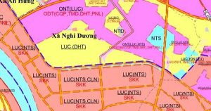 Bản đồ quy hoạch giao thông xã Nghi Dương, TP Hải Phòng