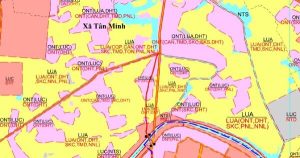 Bản đồ quy hoạch giao thông xã Tân Minh, TP Hải Phòng