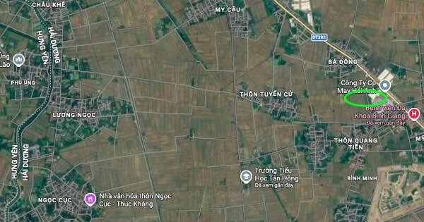 Đất có quy hoạch ở xã Đường An, TP Hải Phòng