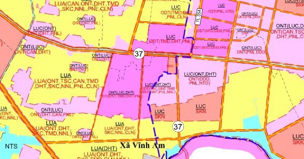 Bản đồ quy hoạch giao thông xã Vĩnh Am, TP Hải Phòng